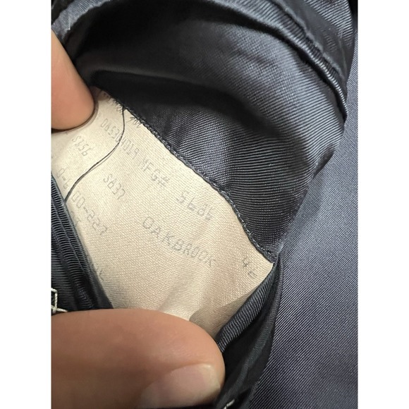 Hickey Freeman Nordstrom Mens‎ Jacket Coat Suit 46 Oakbrook Blue Pinstriped Wool - Picture 10 of 11